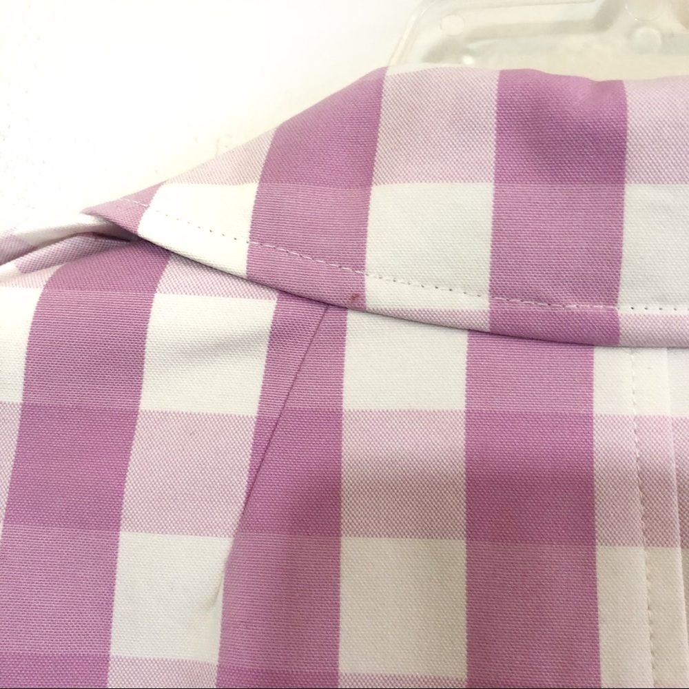 J Crew icon trench coat oversized gingham SPR 2019 - Picture 5 of 8
